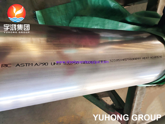 ASTM A790 UNS S32750/DIN 1,4410/ 2507 SUPER DUPLEX GELASTE PIJP