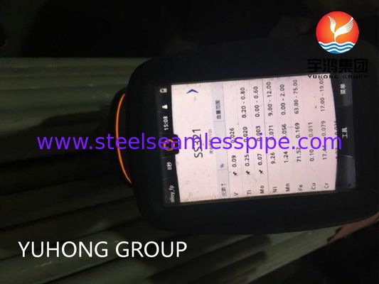 ASTM A213 TP321 naadloos buisje van roestvrij staal met hoge temperatuursterkte en intergranulaire corrosiebestendigheid