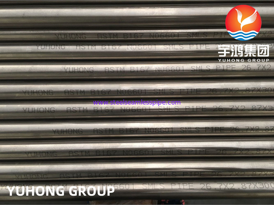 ASTM B167, ASME SB167 Inconel 601 UNS N06601 Naadloze buizen van nikkellegeringsstaal