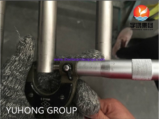ASME SB338 GR.7 Titaniumlegering Naadloze Stalen Buis voor Condensors en Warmtewisselaars