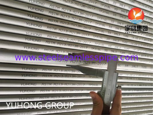 ASTM A213 TP316L Roestvrijstalen Naadloze Buis met Hoge Temperatuurbestendigheid en Corrosiebestendige Koudgewalste Precisie