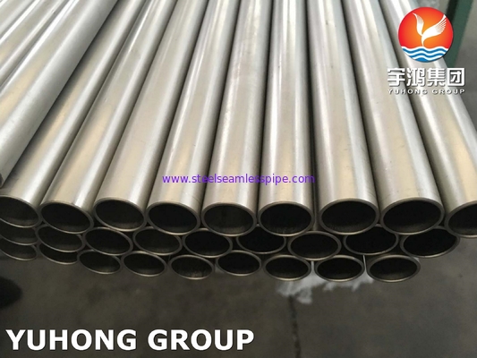 ASME SB338 GR.7 / UNS R52400 naadloze warmtewisselaarbuis van titaniumlegering