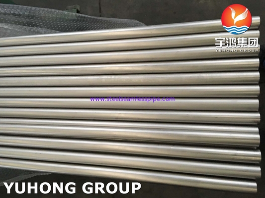 ASME SB338 GR.7 / UNS R52400 naadloze warmtewisselaarbuis van titaniumlegering