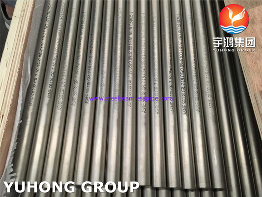 ASME SB338 GR.7 / UNS R52400 naadloze warmtewisselaarbuis van titaniumlegering