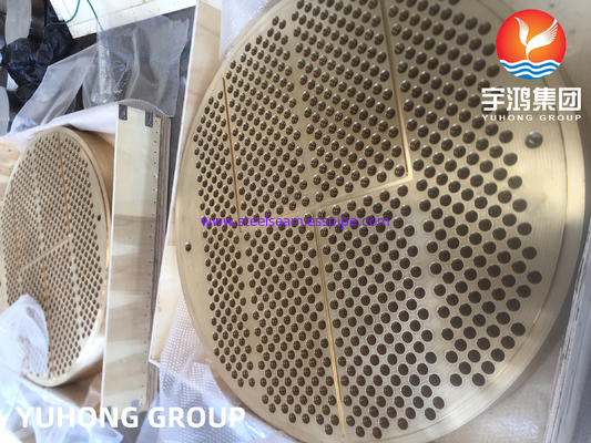ASTM B171 C46400 Messinglegering Buisplaat Warmtewisselaar Buisplaat voor Drukvat
