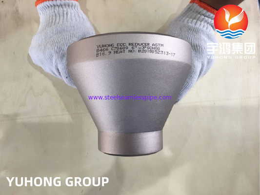 ASTM B466 UNS C70600 Kopernickelreducer CuNi 90/10 Achterwalsbevestigingen