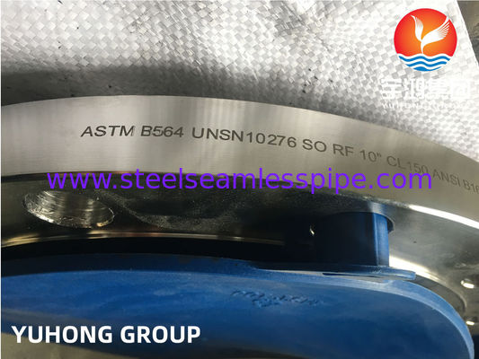 ASTM B564 UNS N10276 Slip-on Flens Hastelloy C276 Flens Nikkellegering SORF Flens