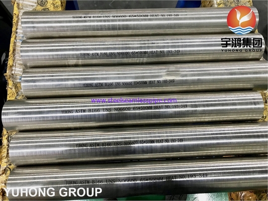ASTM B166 UNS N06600 / Inconel 600 / Nickel 600, Ronde staaf van nikkellegering Helder geglooid