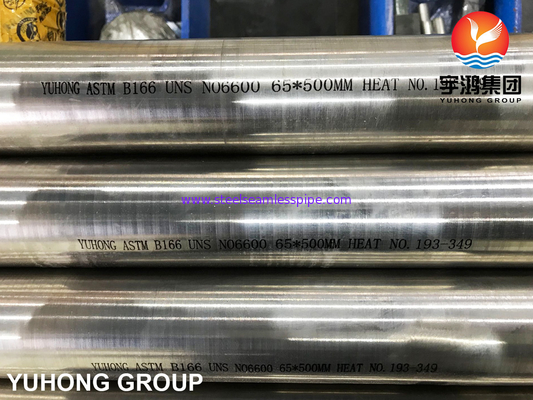 ASTM B166 UNS N06600 / Inconel 600 / Nickel 600, Ronde staaf van nikkellegering Helder geglooid