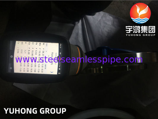 ASTM B564 UNS N10276 / HASTELLOY C276 Pijpflens nikkellegering op flens