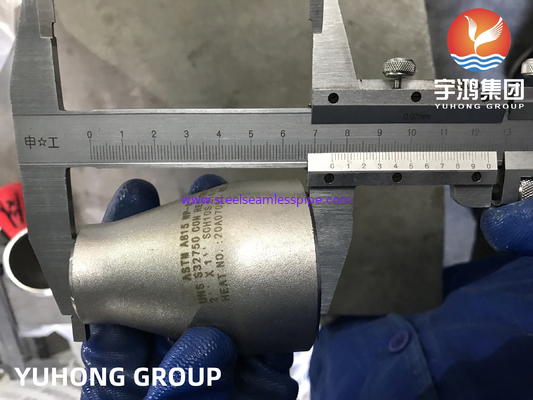 ASTM A815 UNS S32750 Super Duplex Stalen Pipe Fitting Concentric Reducer