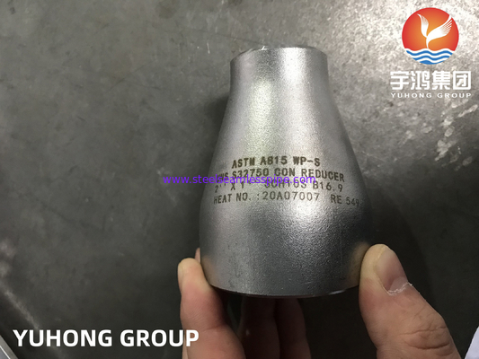 ASTM A815 UNS S32750 Super Duplex Stalen Pipe Fitting Concentric Reducer