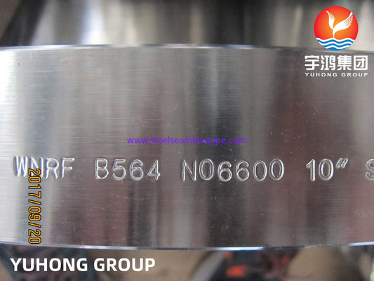 ASTM B564 Inconel 600 / UNS N06600 Nickel legering staal gesmeed lashalsflens