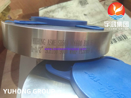 ASTM B564 Inconel 600 / UNS N06600 Nickel legering staal gesmeed lashalsflens
