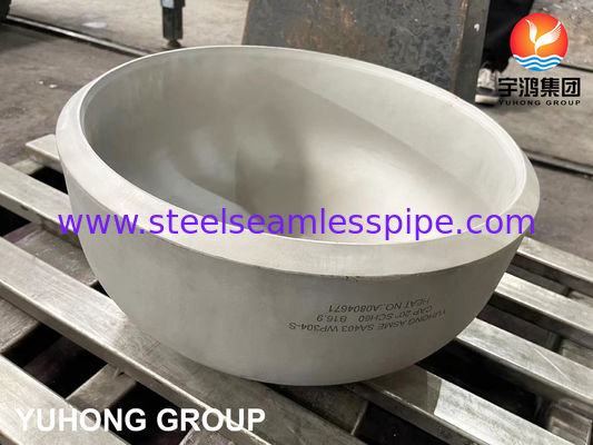 ASME SA403 WP304-S ROESTVRIJSTALEN EINDKAP BUTT WELD FITTING B16.9