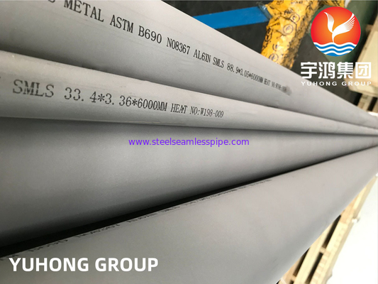 ASTM B690 legering 8367 Nickelchroommolybdeen legering naadloze buis