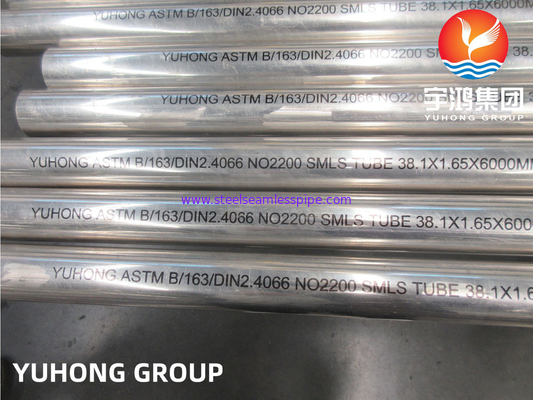 ASME SB163 N02200 naadloze buis van legering 200 van legering nikkel voor warmtewisselaar