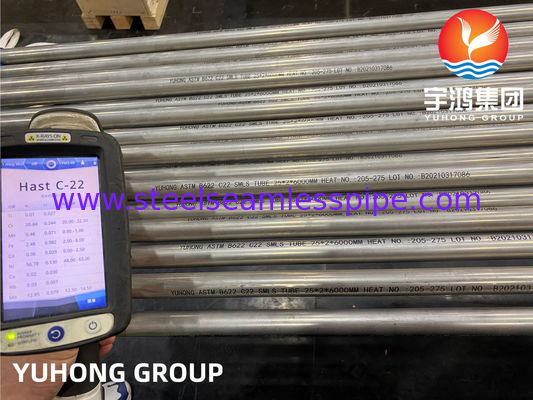 HASTELLOY C22 NICKEL ALLOY PIPE SEAMLESS ASTM B163 DIN2.4605 B161 N06022 De volgende kenmerken van het product zijn: