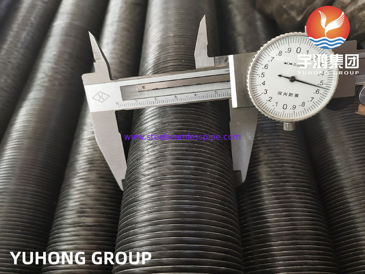 Geïntegreerde vinnenbuis, ASTM A179 koolstofstaalbuis met aluminium 1060 vinnen voor warmtewisselaars