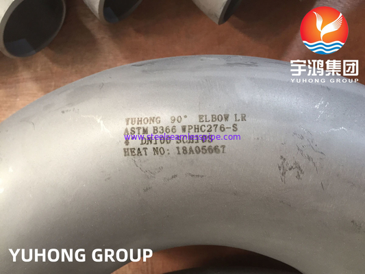 ASTM B366 UNS N10276 / Hastelloy C276 elleboog Hastelloy stalen buttweld-fitting