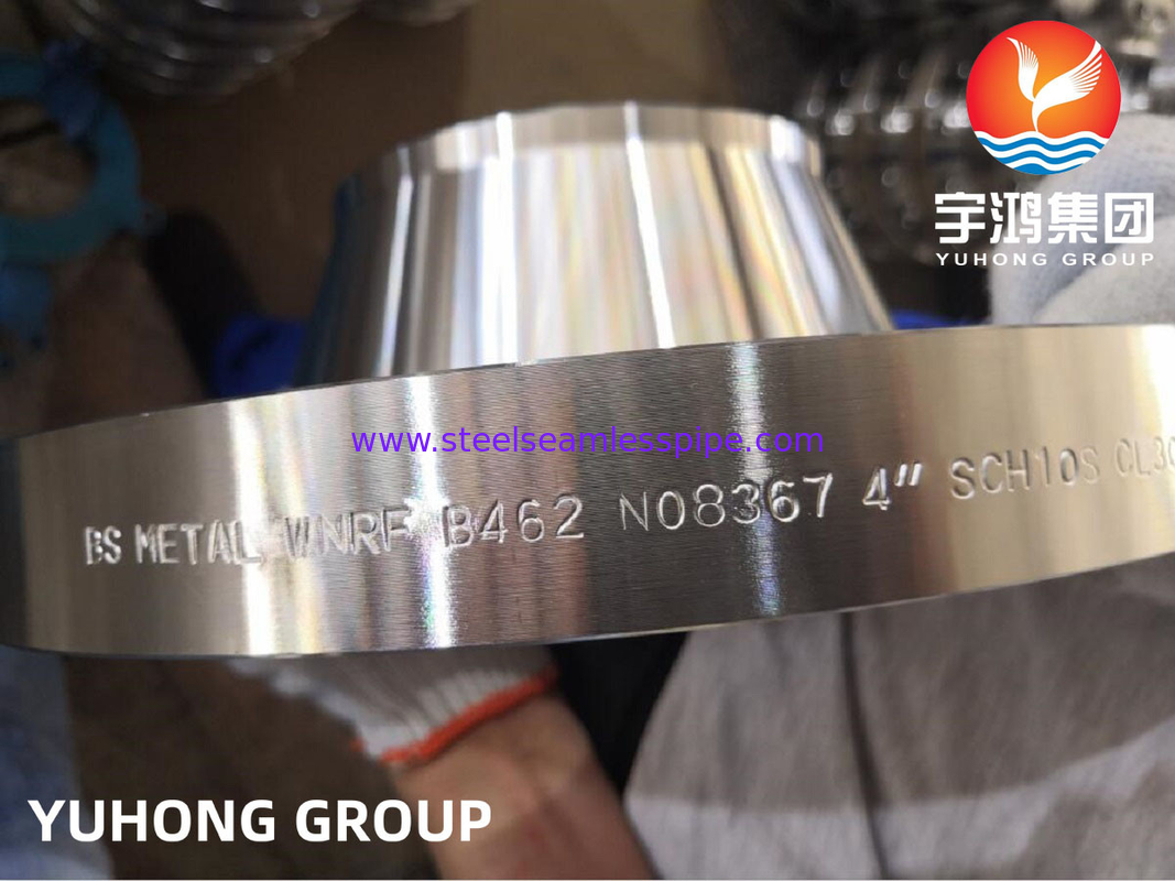 ASTM B462 legering Al6XN, UNS N08367 WNRF Flangen van staal van nikkellegering CL3000 voor olie en gas