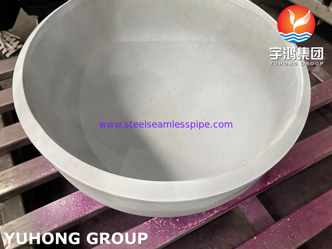 ASME SA403 WP304-S Roestvrij staal kap Grote maat 40 inch Butt weld pipe fitting PT