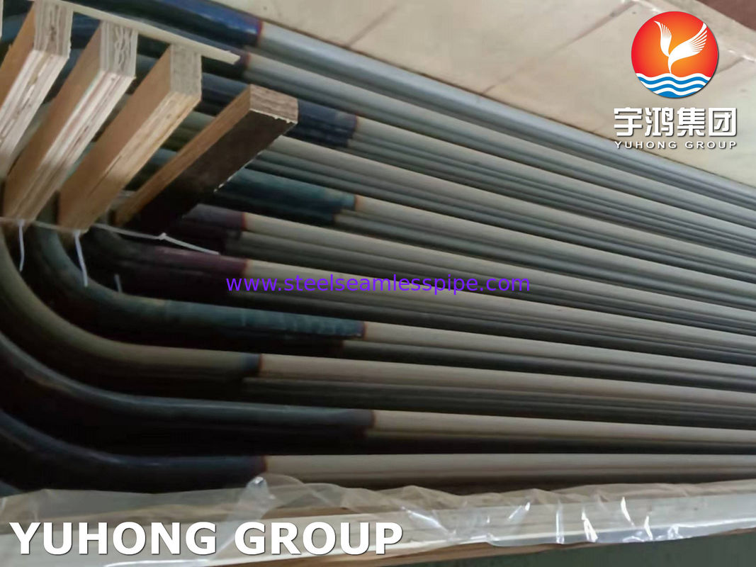 ASTM A213 TP317L Roestvrijstalen U-bochtbuis Warmtewisselaarbuis 100% ET