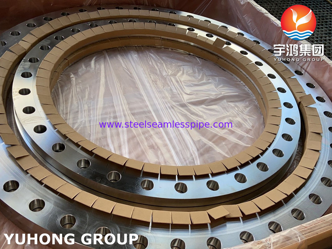 ASTM A240 Legering 904L / UNS N08904 AWWA C207 Ringtype Flens voor Waterleiding Service