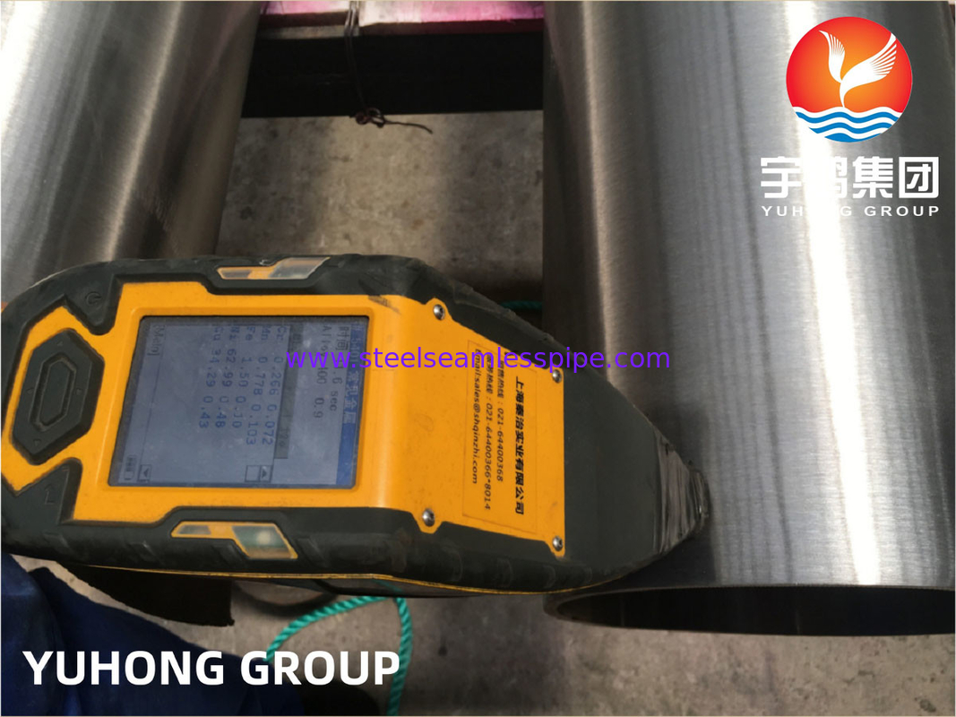 ASTM B165 UNS N04400 Monel 400-nickellagepijp voor chemische en industriële toepassingen