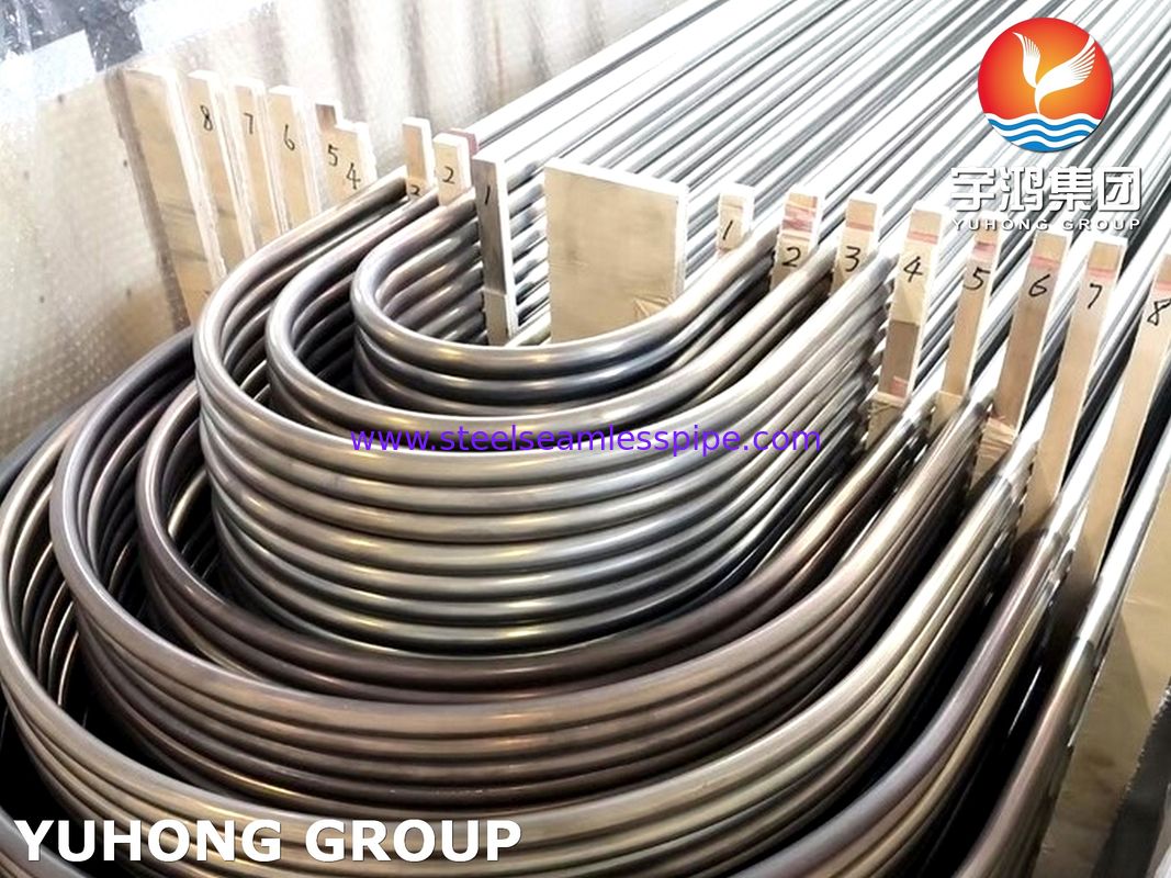 Roestvrij Staal Naadloze ASTM A213 / ASME SA213 TP321 / TP321H / TP347H Ketel U-bocht Buis