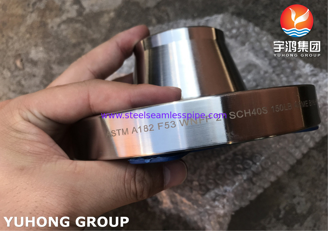 Super-duplex staalflanken ASTM A182 F53, UNS S32750 Weld Neck Flange, RF, FF, B16.5