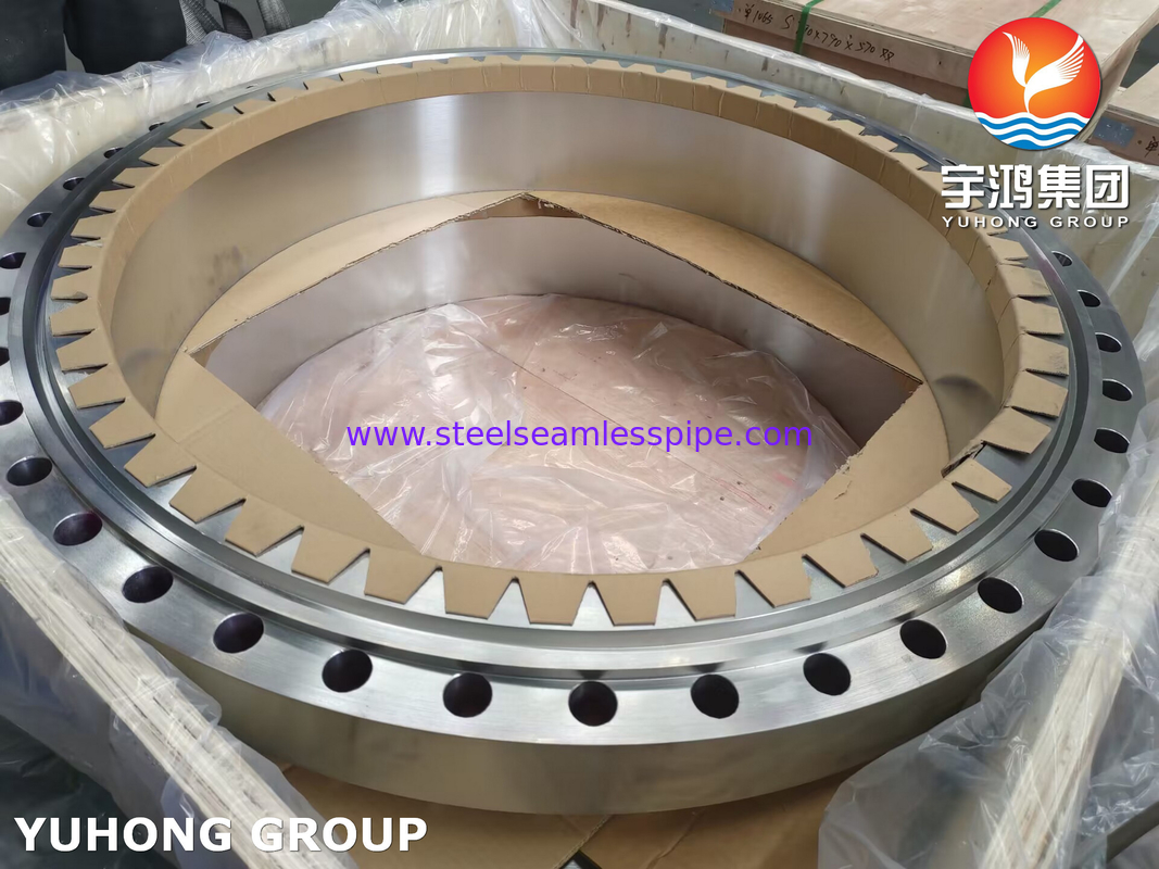 Flangen van roestvrij staal ASTM A182 F310, UNS S31000 Weld Neck RTJ Flange B16.5