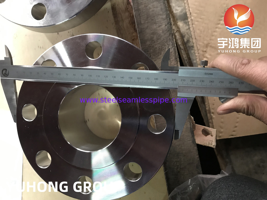 ASTM A182 F51 Duplex Steel Gesmeed Weldneck Flange RF B16.5 Voor olie en gas