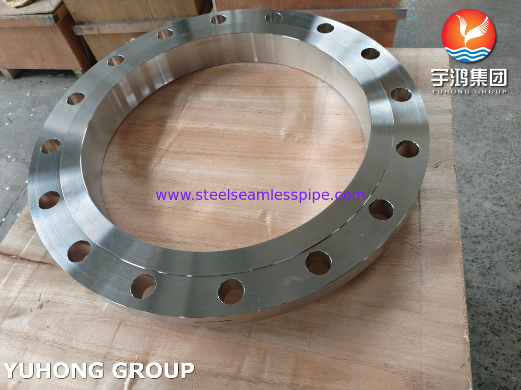 Waterbehandeling, ASTM A182 F904L, N08904 roestvrij staal, opvliegend flens, opgeheven gezicht, B16.5