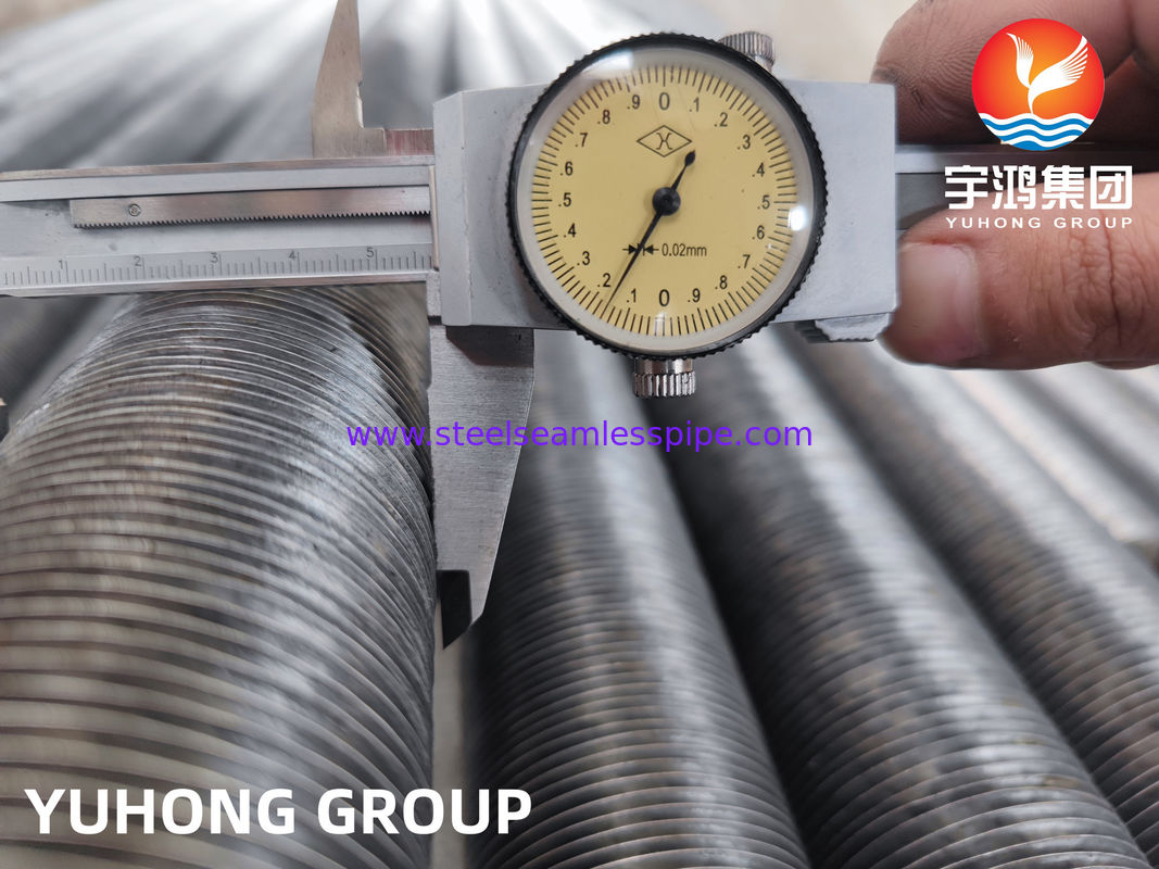 Aangepaste geribbelde buis met aluminium vinmateriaal en meerdere vintypes voor warmtewisselaar- en condensor-toepassingen