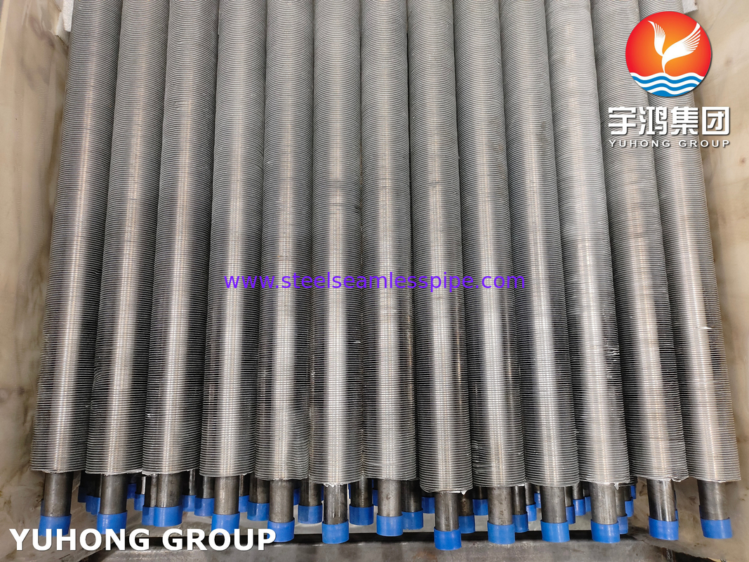 ASTM A210 ASME SA210 GR A1 Carbon Steel Aluminium Fin Extruded Air Cooled Heat Exchanger Tube