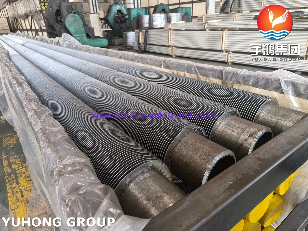 HFW Solid Plain Fined Tube, ASTM A335 P22 Alloy Steel naadloze buis voor ketel