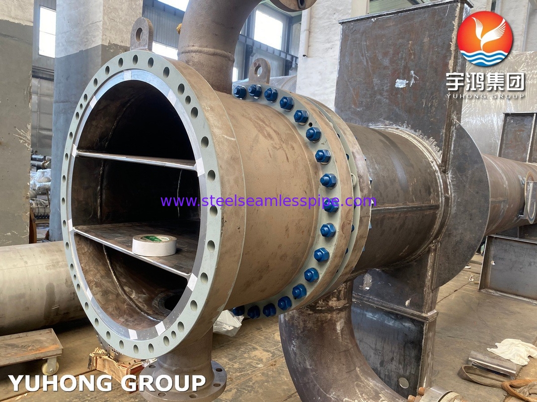 Floating Head Heat Exchanger, Carbon Steel Seamless Tube ASTM A179 en Tubesheet ASTM A266 Gr.2N