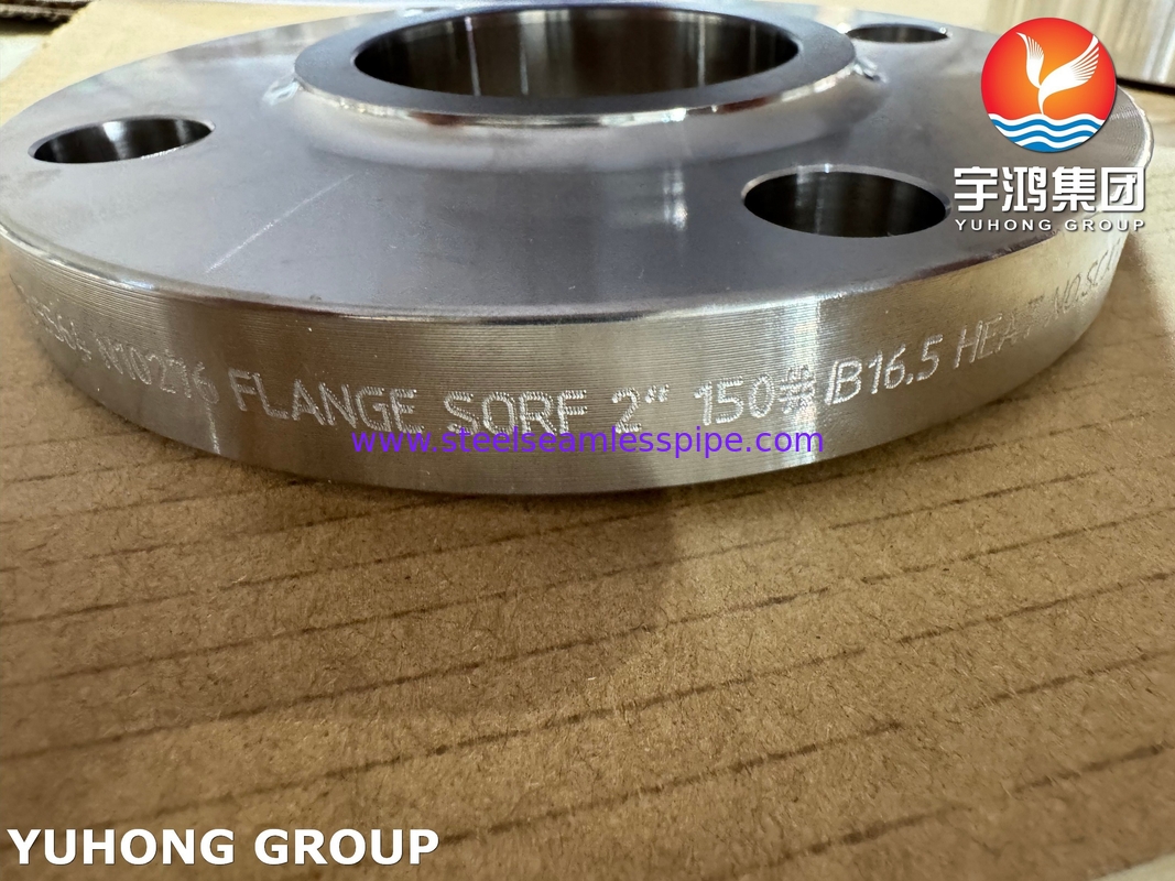 ASTM B564 UNS N10276 Slip On Flange met nikkellegering / Hastelloy C276 SORF Flange