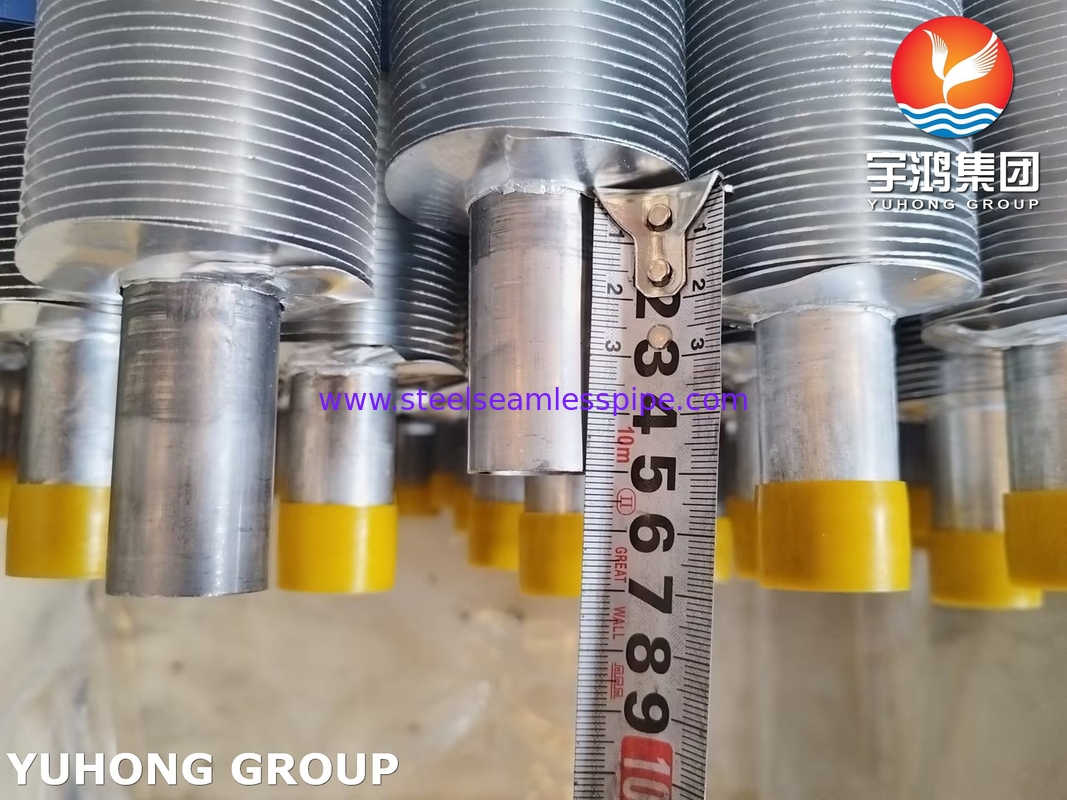 ASME A179 Carbon Steel Fin Tube Wound Type L Voor airconditioning