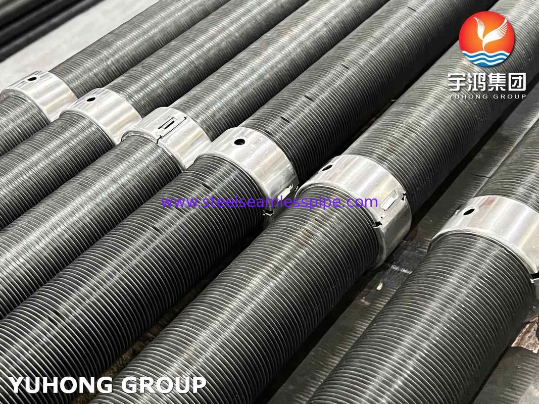 ASTM A179 Carbon Steel Fin Tube Aluminium G Fin Type Voor Droge Koeltoren