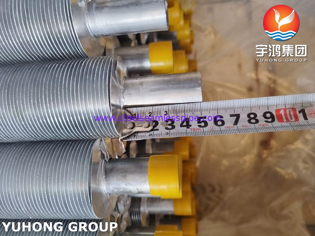 ASME SA249 TP316L Wunded Fin Tube met Al1100 Fin Strip voor luchtkoeler
