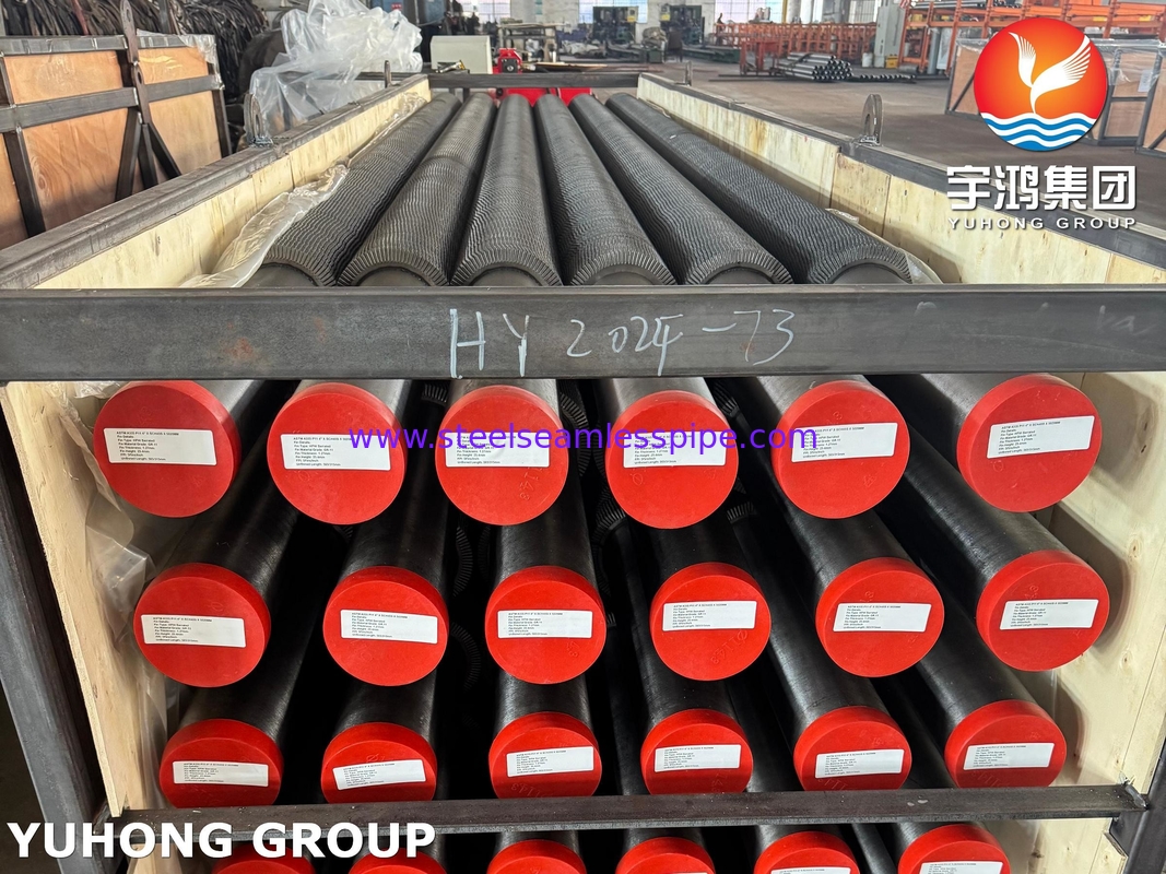 ASTM A335 P11 legeringsstaal met hoogfrequente las met getande vinbuis voor HRSG en ketel