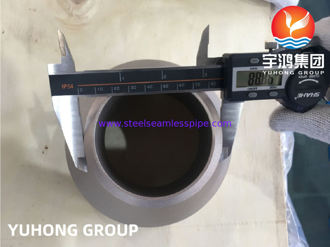 ASTM B466 C70600 Koperlegering Fitting Excentrische Reducer B16.9 Voor koelsysteem