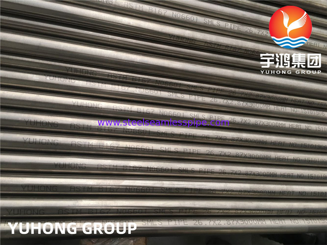 ASTM B167 Inconel 690 N06690 naadloos buisje voor stoomgenerator warmteoverdracht