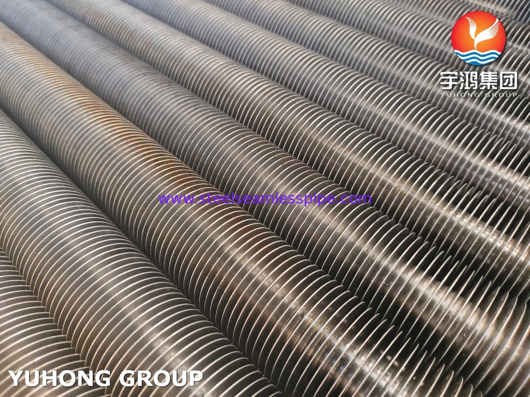 ASTM A179 Aluminium- en koolstofstaal-inbedekte vinnenbuis voor warmtewisselaar en koelsysteem
