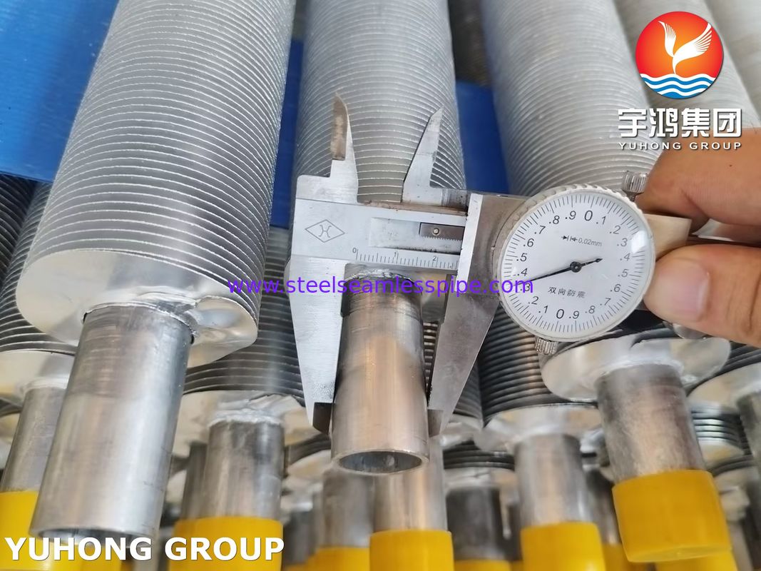 ASME SA249 Roestvrij staal schroefdraad buis schroefdraad type L LL KL Voor luchtkoeler