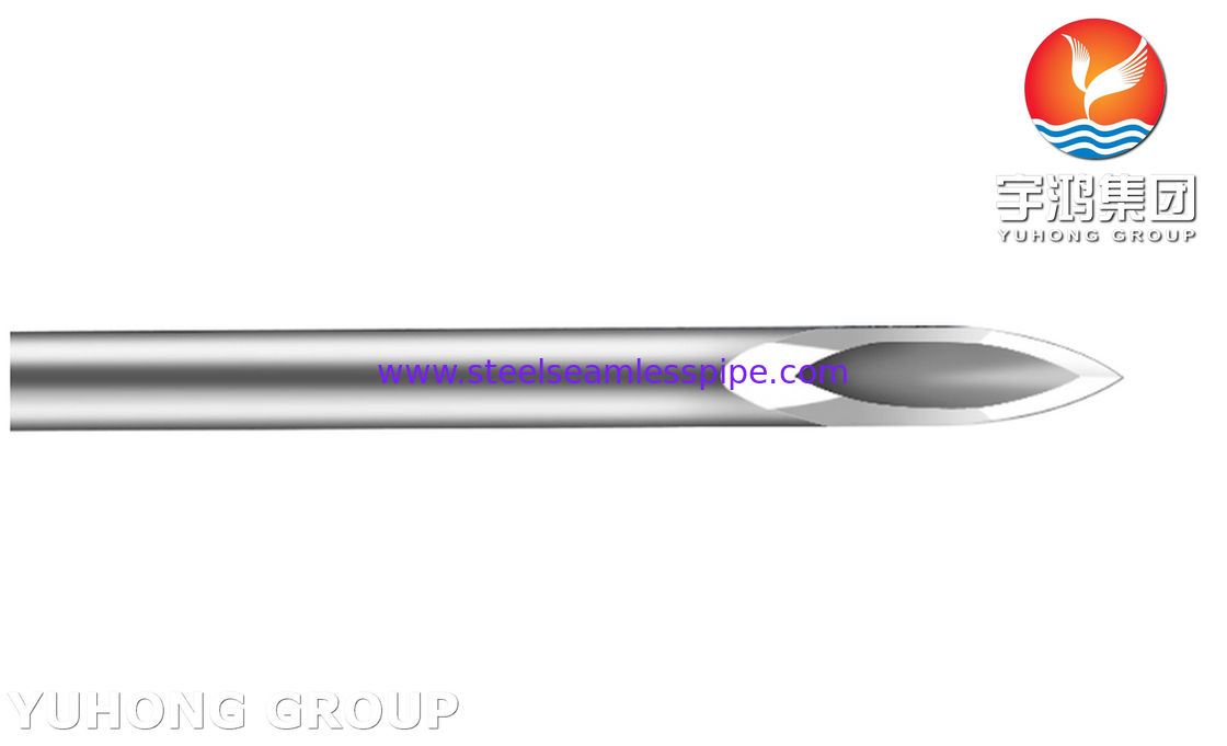ISO9626 SUS304 Insuline naald, vijf-bevel tip naald buis voor de behandeling van diabetes
