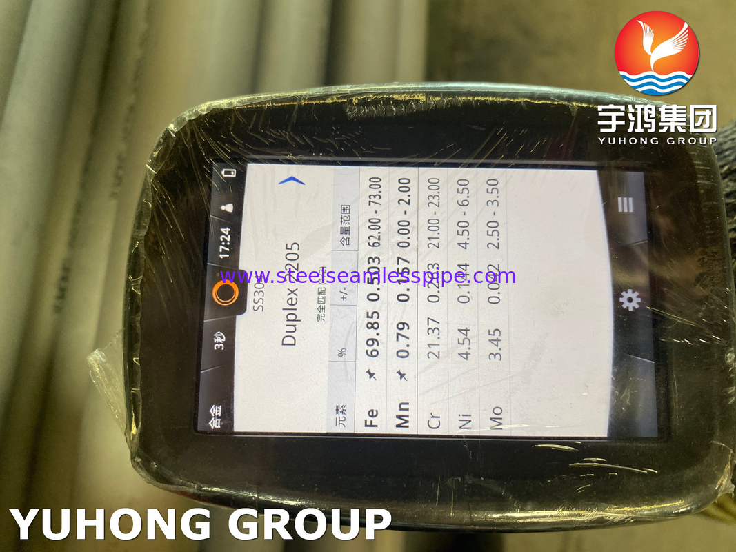 ASTM A790 / ASME SA789 S32205 Duplex Steel Seamless Pipe voor olie- en gasindustrie