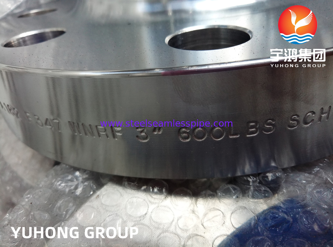 ASTM A182 ASME SA182 F347L Weld Neck RF gesmeed flens voor superkritische ketels